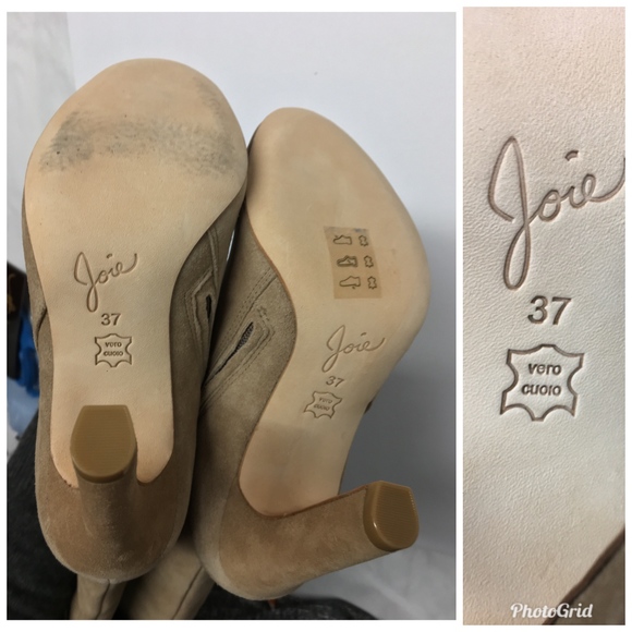 JOIE Bentlee Gesso Suede Over the Knee Boot OTK - Picture 7 of 8